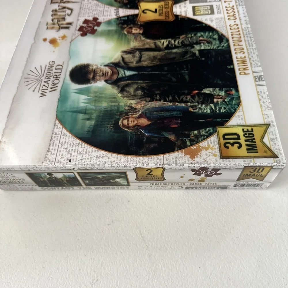 Harry Potter Wizarding World Prime 3D Image 2 puzzles 500pc Each